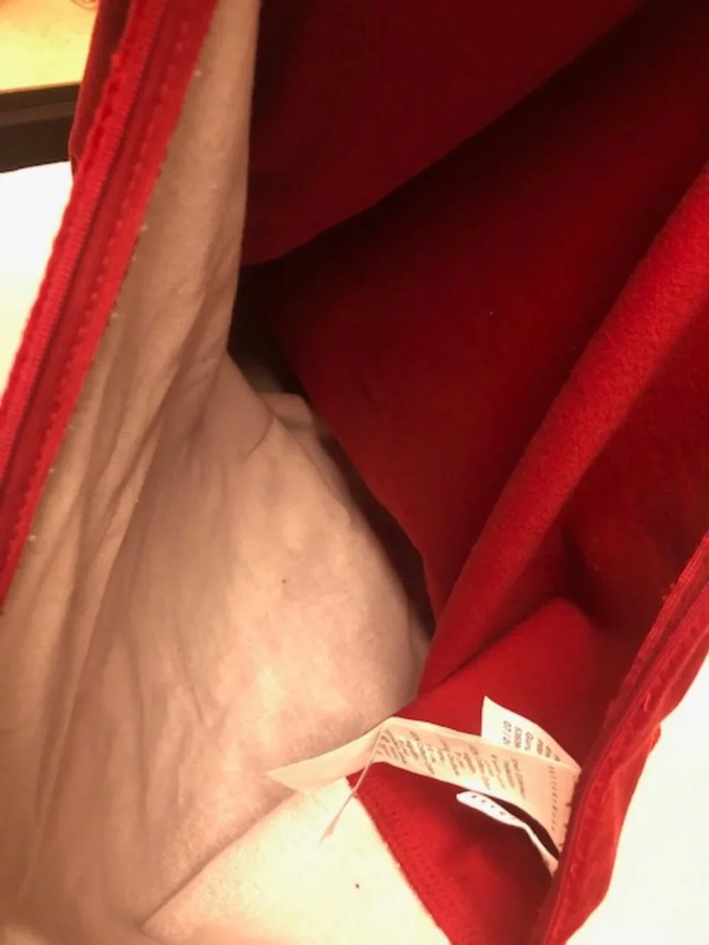 Pottery Barn Christmas throw pillow cover cotton red velvet tree & Polar Bear